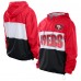 San Francisco 49ers New Era Scarlet Ripstop Quarter-Zip Hooded Windbreaker San Francisco 49ers New Era Scarlet Ripstop Quarter-Zip Hooded Windbreaker