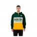 Green Bay Packers New Era Green Ripstop Quarter-Zip Hooded Windbreaker