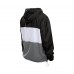 Las Vegas Raiders New Era Black Ripstop Quarter-Zip Hooded Windbreaker