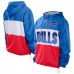 Buffalo Bills New Era Royal Ripstop Quarter-Zip Hooded Windbreaker