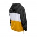 Pittsburgh Steelers New Era Black Ripstop Quarter-Zip Hooded Windbreaker