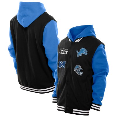 Куртка на кнопках Detroit Lions New Era Black Fleece