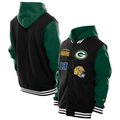 Куртка Green Bay Packers New Era Black Fleece