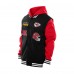Kansas City Chiefs New Era Black Full-Snap Fleece Hoodie Jacket