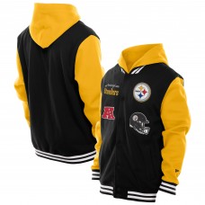 Куртка на кнопках Pittsburgh Steelers New Era Black Fleece