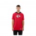 Kansas City Chiefs New Era Red Combine Authentic Hooded Raglan Short-Sleeve T-Shirt
