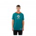 Miami Dolphins New Era Aqua Combine Authentic Hooded Raglan Short-Sleeve T-Shirt