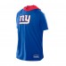 New York Giants New Era Royal Combine Authentic Hooded Raglan Short-Sleeve T-Shirt