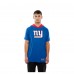 New York Giants New Era Royal Combine Authentic Hooded Raglan Short-Sleeve T-Shirt