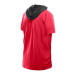 Футболка Atlanta Falcons New Era Red Combine Authentic Hooded Raglan Short-Sleeve