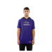 Футболка Baltimore Ravens New Era Purple Combine Authentic Hooded Raglan Short-Sleeve