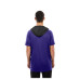 Футболка Baltimore Ravens New Era Purple Combine Authentic Hooded Raglan Short-Sleeve
