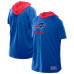 Футболка Buffalo Bills New Era Royal Combine Authentic Hooded Raglan Short-Sleeve