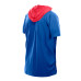 Футболка Buffalo Bills New Era Royal Combine Authentic Hooded Raglan Short-Sleeve