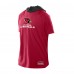 Arizona Cardinals New Era Cardinal Combine Authentic Hooded Raglan Short-Sleeve T-Shirt