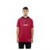 Arizona Cardinals New Era Cardinal Combine Authentic Hooded Raglan Short-Sleeve T-Shirt