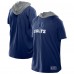 Indianapolis Colts New Era Royal Combine Authentic Hooded Raglan Short-Sleeve T-Shirt