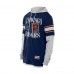 Футболка с длинным рукавом с капюшоном Chicago Bears New Era Navy Twofer Layered