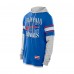 Футболка с длинным рукавом с капюшоном Buffalo Bills New Era Royal Twofer Layered