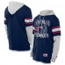 New England Patriots New Era Navy Twofer Layered Long Sleeve Hoodie T-Shirt New England Patriots New Era Navy Twofer Layered Long Sleeve Hoodie T-Shirt