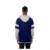 Indianapolis Colts New Era Royal Twofer Layered Long Sleeve Hoodie T-Shirt
