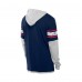 Футболка с длинным рукавом с капюшоном Houston Texans New Era Navy Twofer Layered