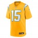 Джерси Los Angeles Chargers Ladd McConkey Nike Gold Alternate Charger Power Game Player