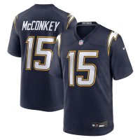 Джерси Los Angeles Chargers Ladd McConkey Nike Navy Alternate Super Chargers Game Player