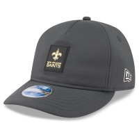 Бейсболка New Orleans Saints New Era Charcoal 2025 Sideline Cold Weather Retro Crown 59FIFTY
