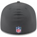 Бейсболка New Orleans Saints New Era Charcoal 2025 Sideline Cold Weather Retro Crown 59FIFTY