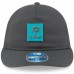 Бейсболка Miami Dolphins New Era Charcoal 2025 Sideline Cold Weather Retro Crown 59FIFTY