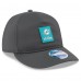Бейсболка Miami Dolphins New Era Charcoal 2025 Sideline Cold Weather Retro Crown 59FIFTY