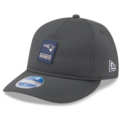 Бейсболка New England Patriots New Era Charcoal 2025 Sideline Cold Weather Retro Crown 59FIFTY