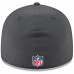Бейсболка Seattle Seahawks New Era Charcoal 2025 Sideline Cold Weather Retro Crown 59FIFTY
