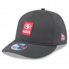 Бейсболка San Francisco 49ers New Era Charcoal 2025 Sideline Cold Weather Retro Crown 59FIFTY