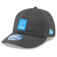 Бейсболка Detroit Lions New Era Charcoal 2025 Sideline Cold Weather Retro Crown 59FIFTY