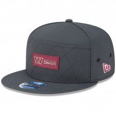Бейсболка Washington Commanders New Era Charcoal 2025 Sideline Cold Weather Split Panel 9FIFTY Snapback