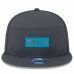 Бейсболка Jacksonville Jaguars New Era Charcoal 2025 Sideline Cold Weather Split Panel 9FIFTY Snapback