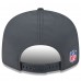 Бейсболка Jacksonville Jaguars New Era Charcoal 2025 Sideline Cold Weather Split Panel 9FIFTY Snapback