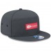 Бейсболка Kansas City Chiefs New Era Charcoal 2025 Sideline Cold Weather Split Panel 9FIFTY Snapback