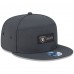 Бейсболка Las Vegas Raiders New Era Charcoal 2025 Sideline Cold Weather Split Panel 9FIFTY Snapback