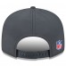 Бейсболка Las Vegas Raiders New Era Charcoal 2025 Sideline Cold Weather Split Panel 9FIFTY Snapback