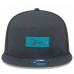Бейсболка Miami Dolphins New Era Charcoal 2025 Sideline Cold Weather Split Panel 9FIFTY Snapback