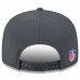 Бейсболка Miami Dolphins New Era Charcoal 2025 Sideline Cold Weather Split Panel 9FIFTY Snapback