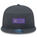 Бейсболка Minnesota Vikings New Era Charcoal 2025 Sideline Cold Weather Split Panel 9FIFTY Snapback