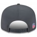 Бейсболка Seattle Seahawks New Era Charcoal 2025 Sideline Cold Weather Split Panel 9FIFTY Snapback