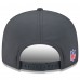Бейсболка San Francisco 49ers New Era Charcoal 2025 Sideline Cold Weather Split Panel 9FIFTY Snapback