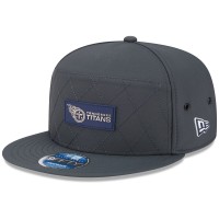 Бейсболка Tennessee Titans New Era Charcoal 2025 Sideline Cold Weather Split Panel 9FIFTY Snapback