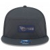 Бейсболка Tennessee Titans New Era Charcoal 2025 Sideline Cold Weather Split Panel 9FIFTY Snapback