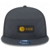 Бейсболка Pittsburgh Steelers New Era Charcoal 2025 Sideline Cold Weather Split Panel 9FIFTY Snapback